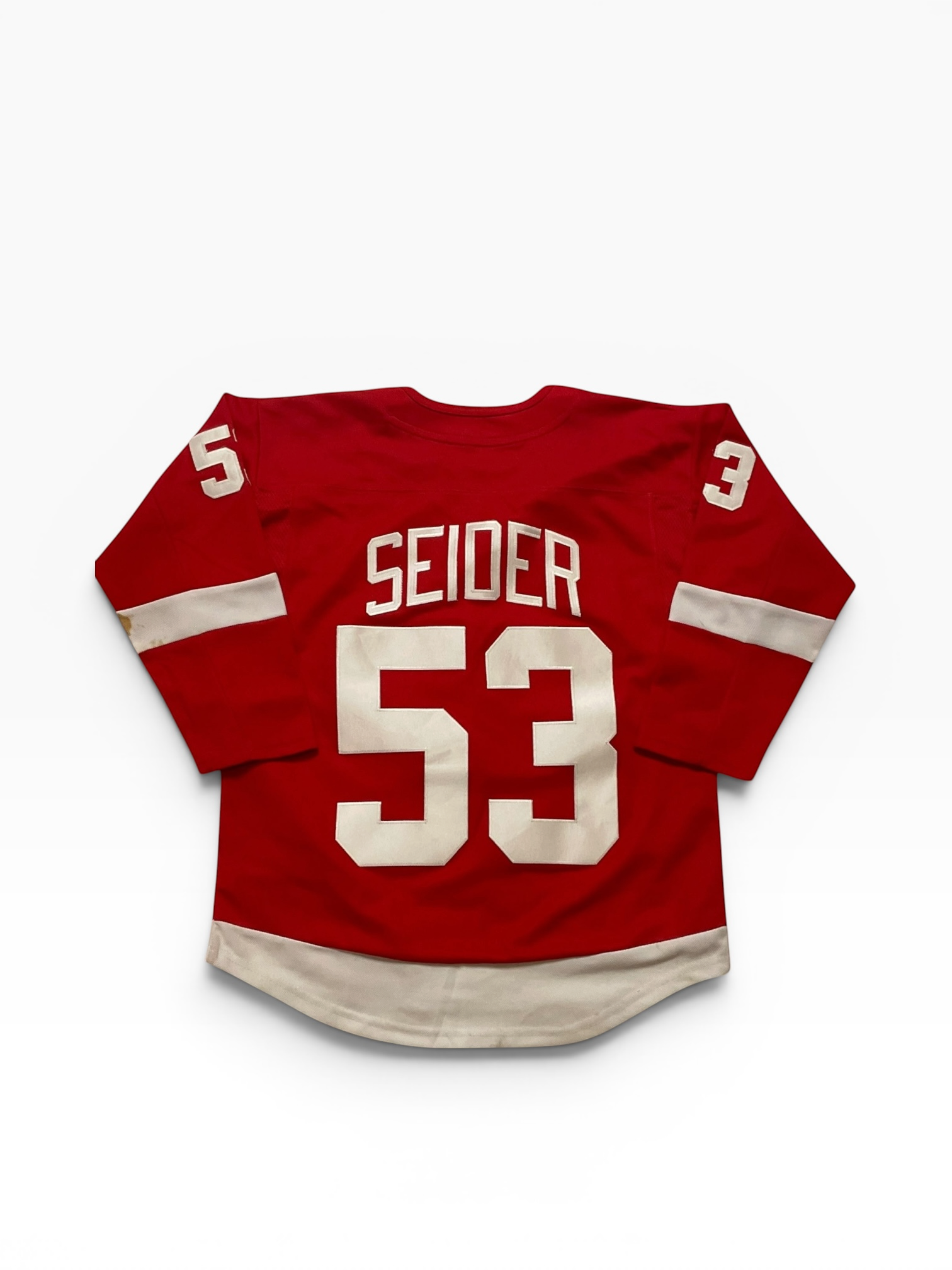 Fanatics Moritz Seider Detroit Red Wings Home Breakaway Player Jersey (L/XL)