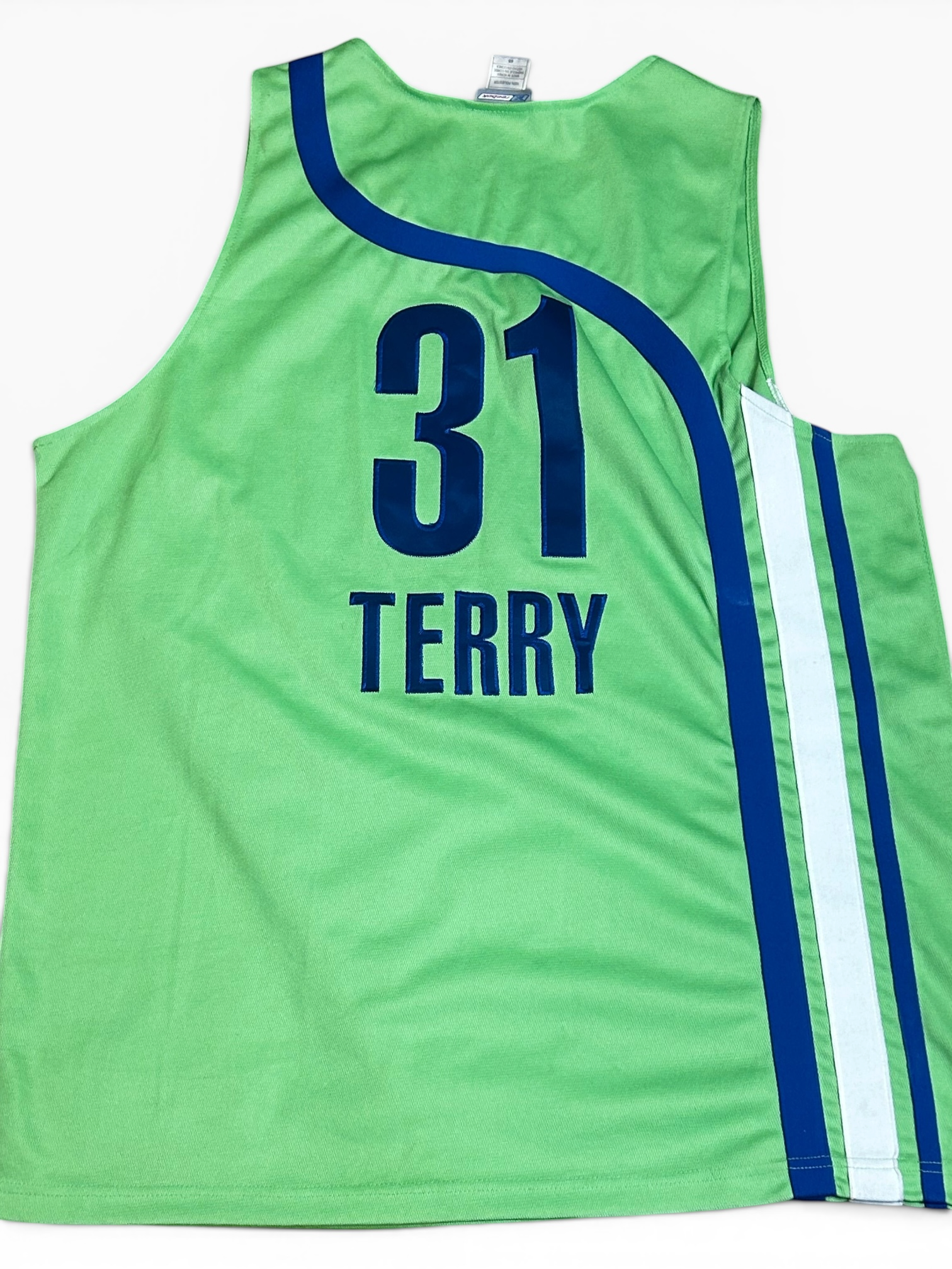 Jason Terry NBA Reebok Authentic Vintage ProCut Sewn Jersey Hawks Mavericks Jersey (48)