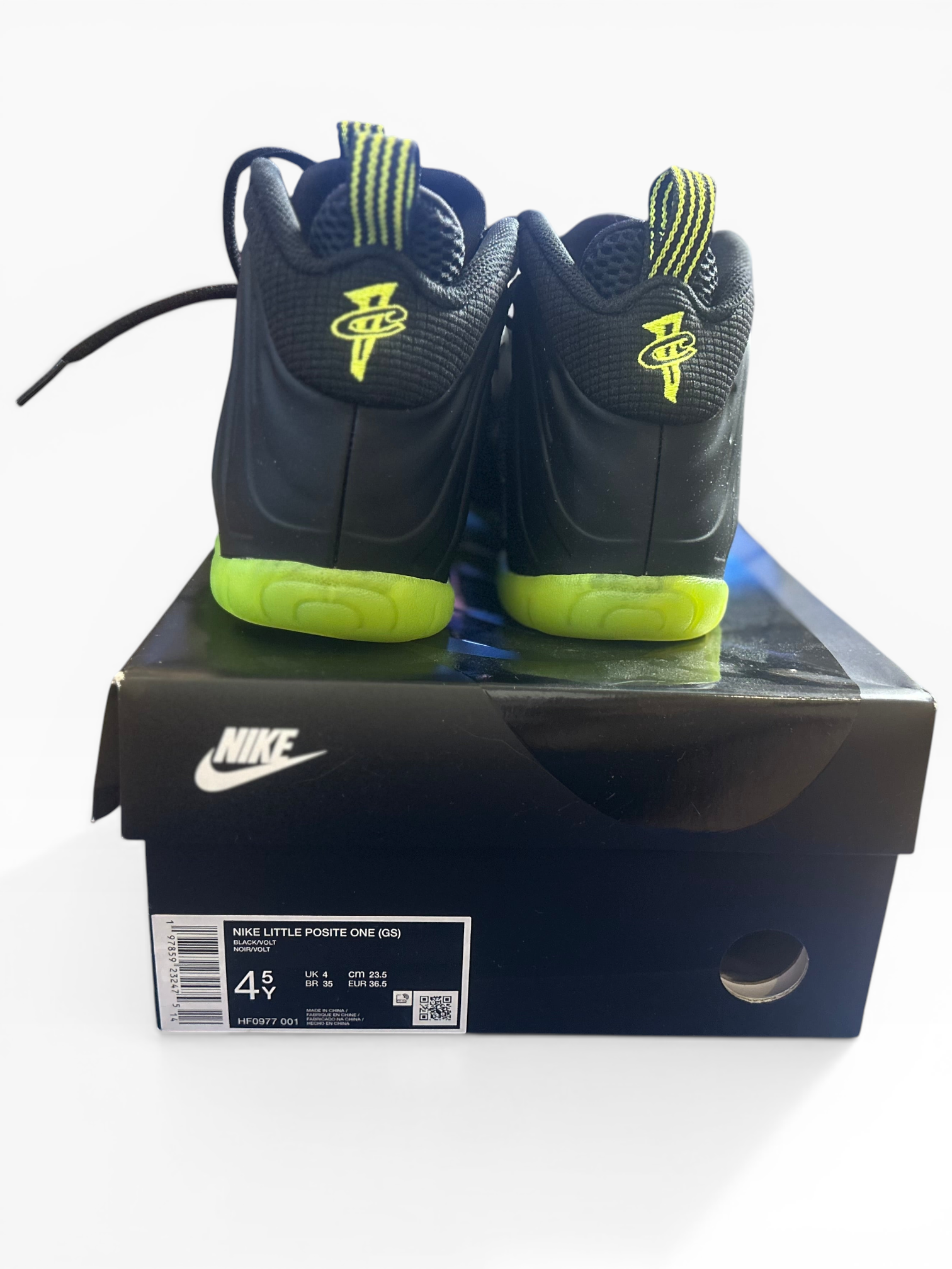 Nike Little Posite One GS "Black Volt" (4Y)