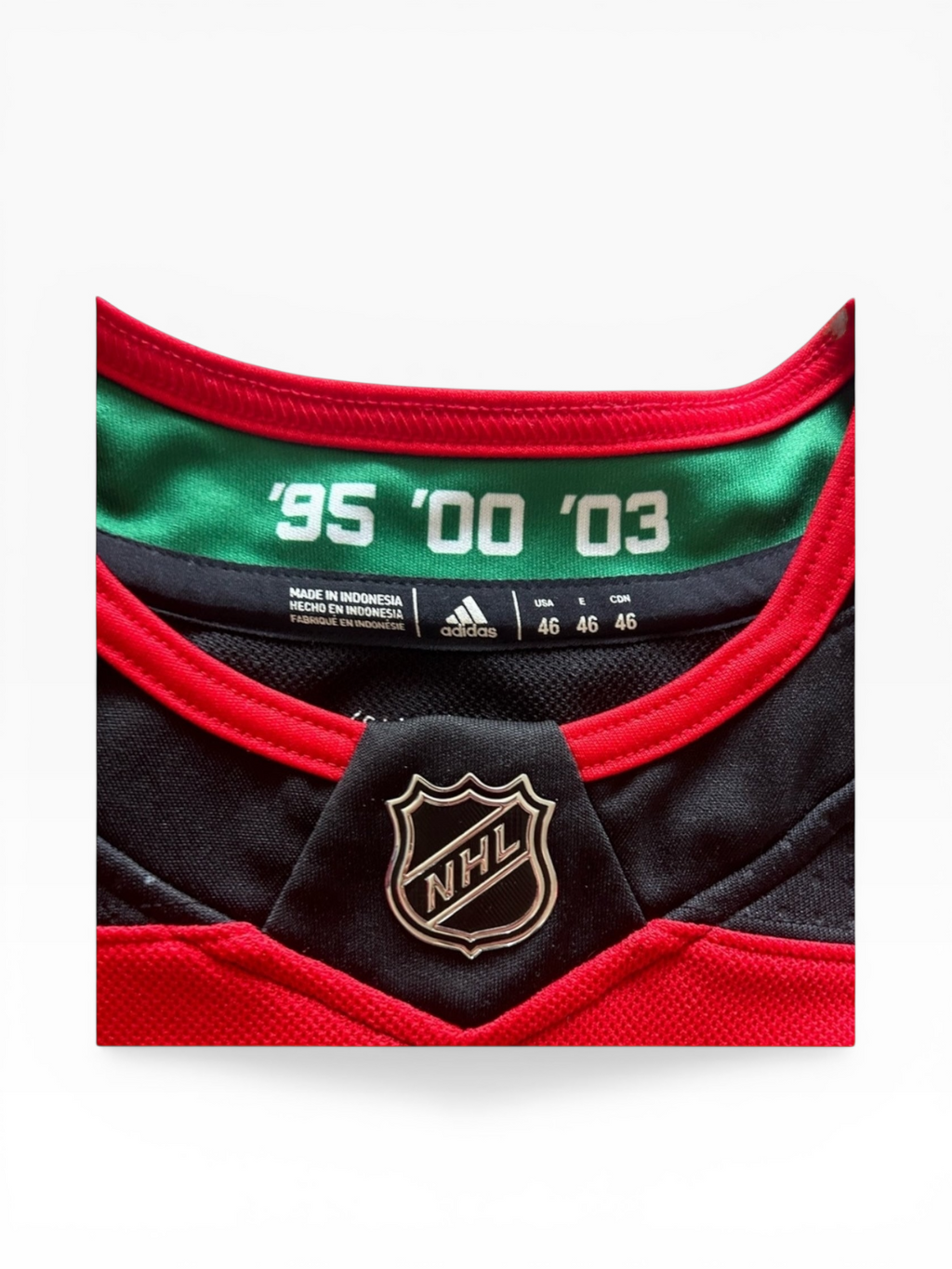 Adidas Nico Hischier New Jersey Devil Hockey Jersey (46)