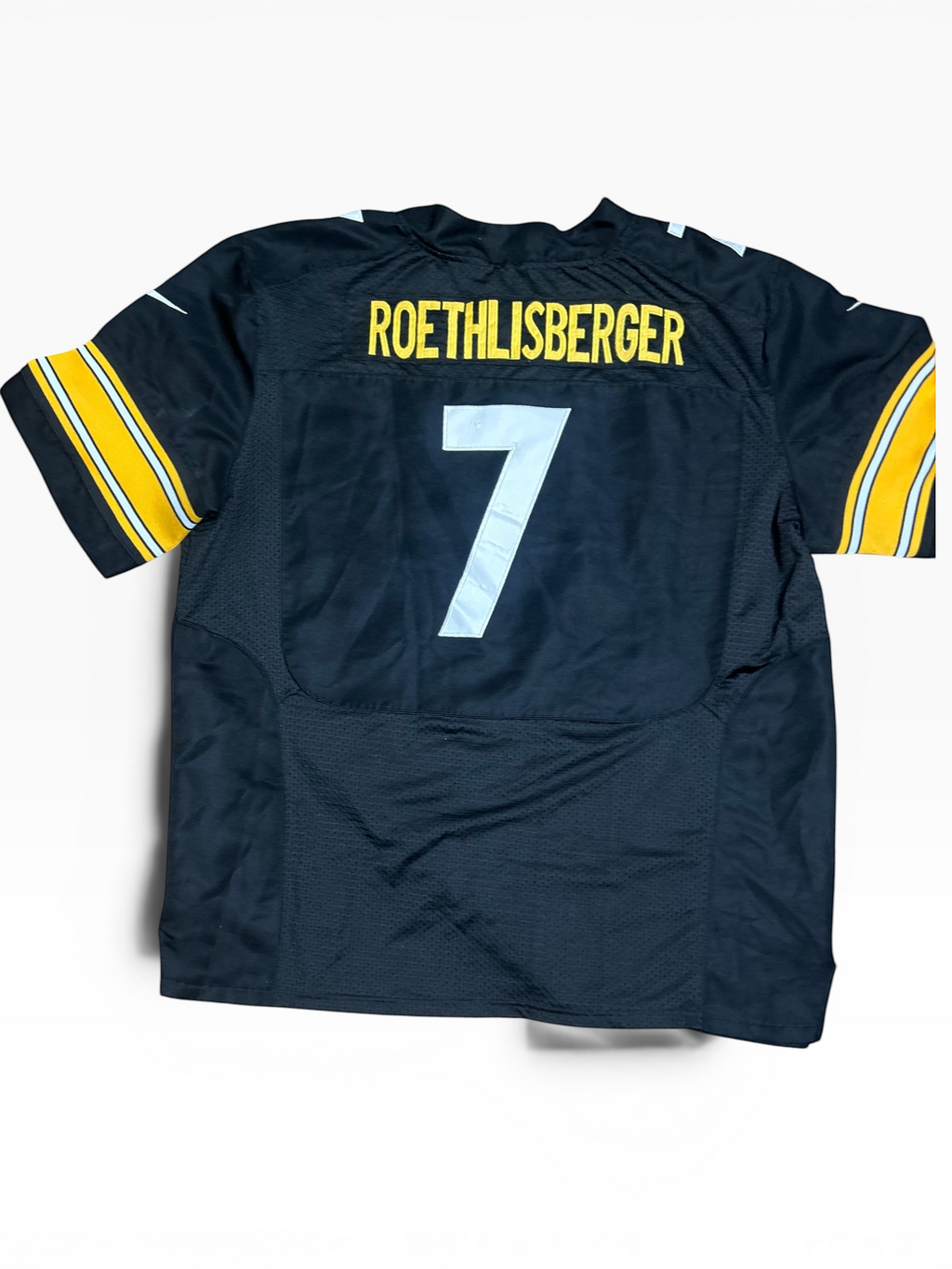 Nike Pittsburgh Steelers Ben Roethlisberger Throwback Jersey (56)