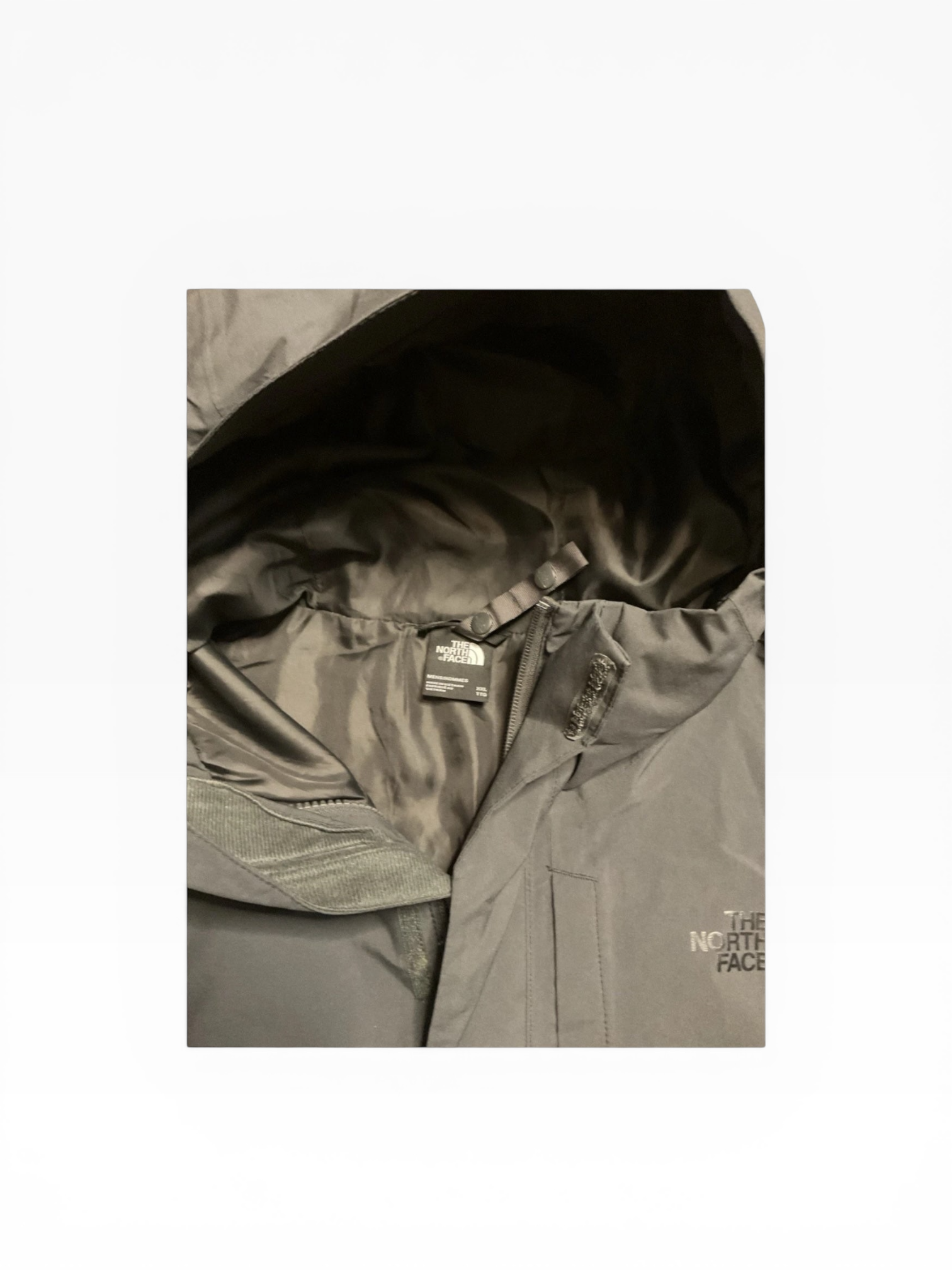 North Face Charcoal Inlux Insulated Lightweight Jacket (XXL)
