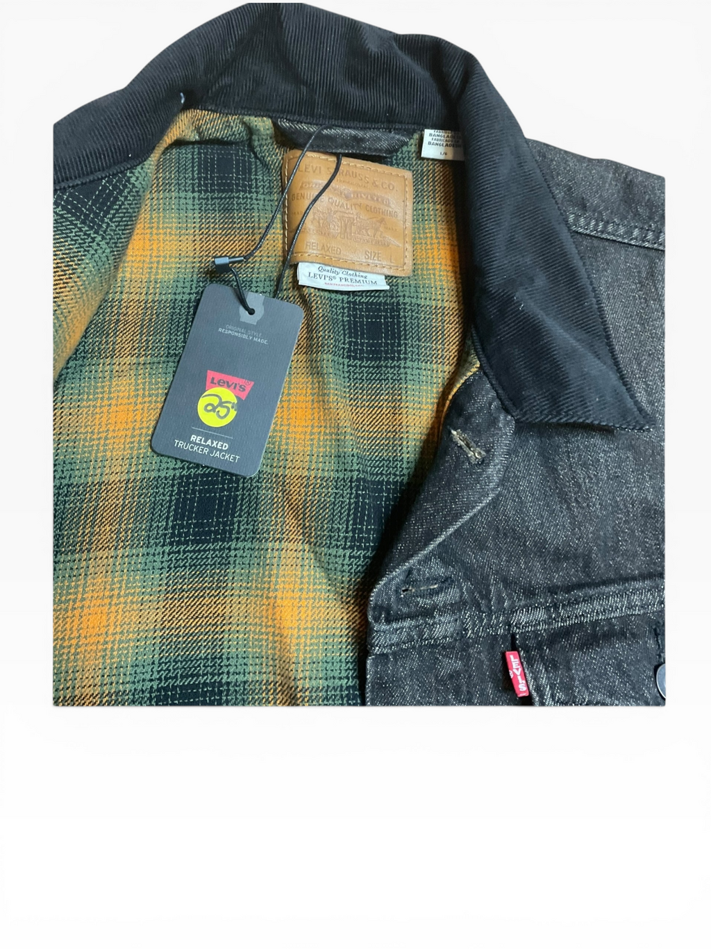 Levi Black Denim Jacket (L)