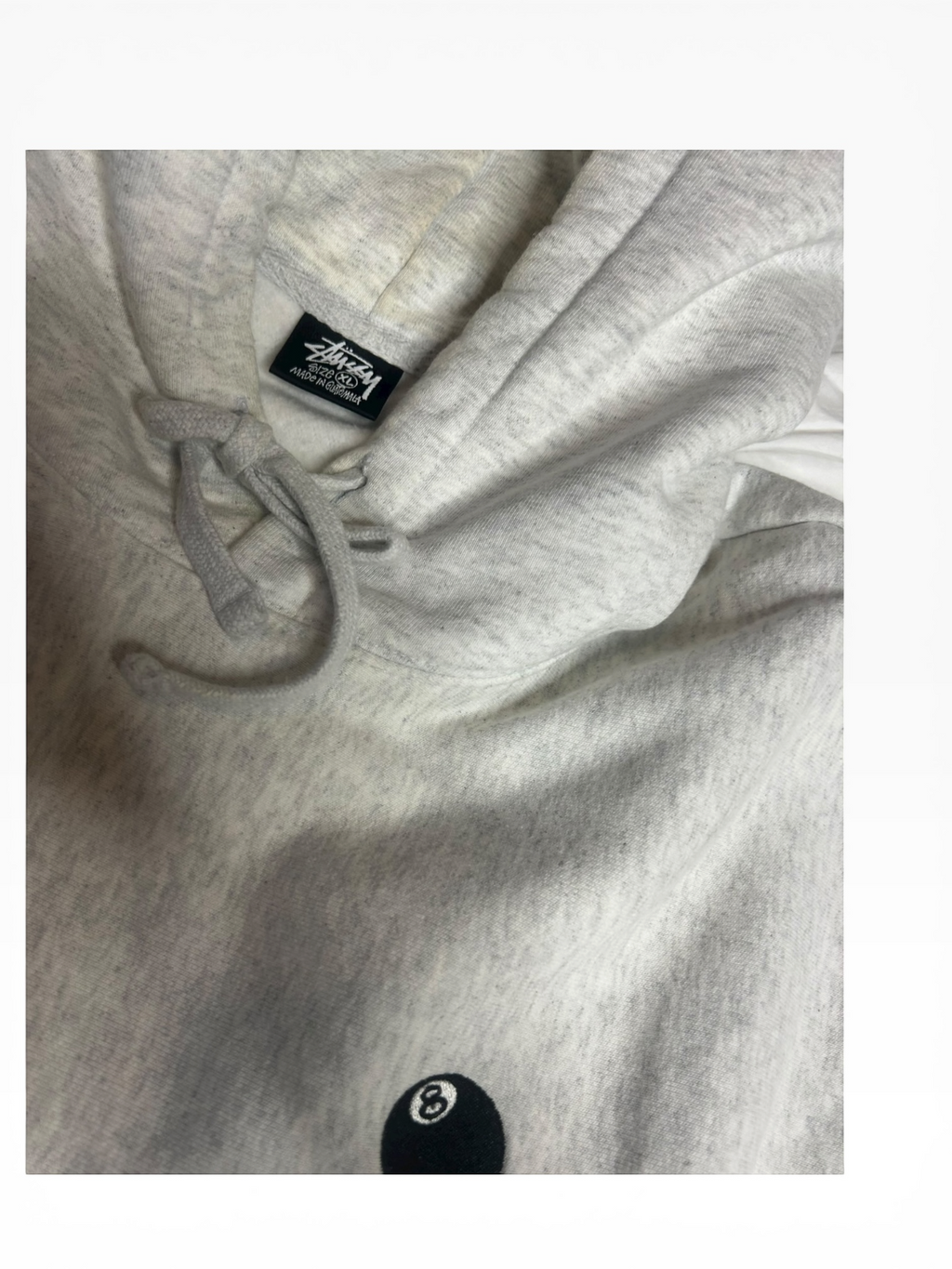 Stussy Eight Ball Embroidered Hoodie (XL)