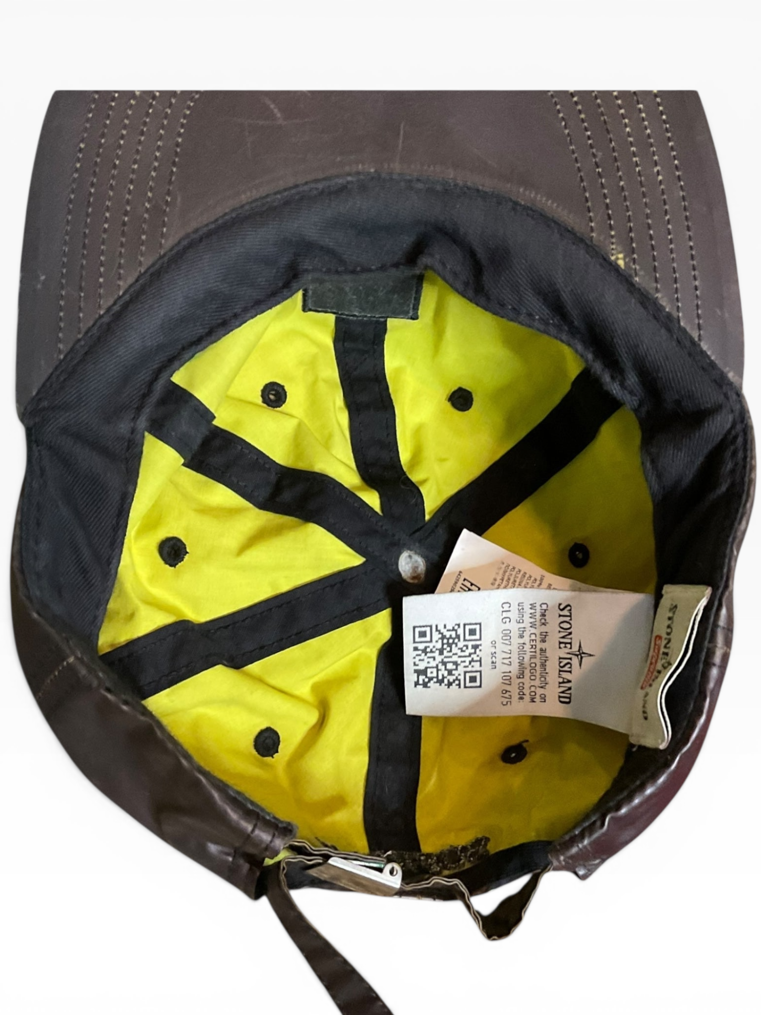 Supreme x Stone Island Heat Reactive 6-Panel cap