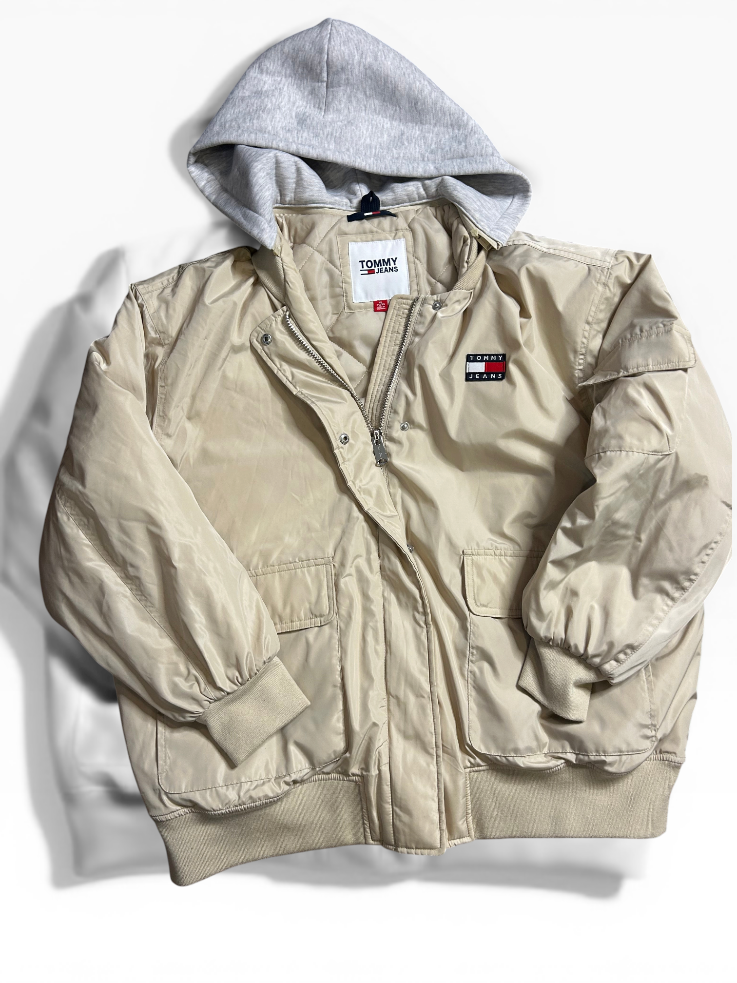 Tommy Jeans Hooded Bomber Jacket (XL)