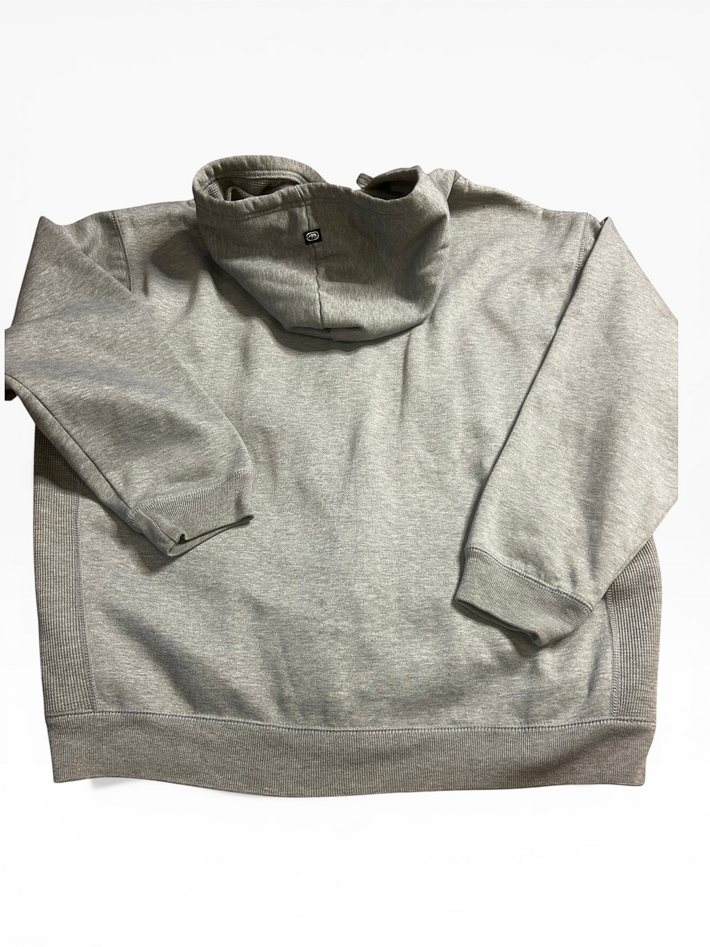 Y2K Ecko Embroidered Zip Up Thermal Hoodie (XL)