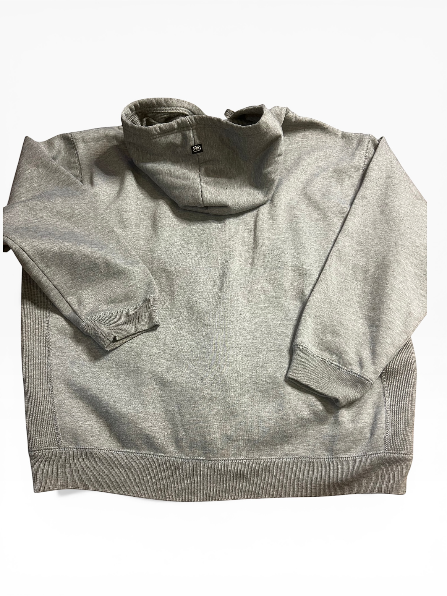 Y2K Ecko Embroidered Zip Up Thermal Hoodie (XL)
