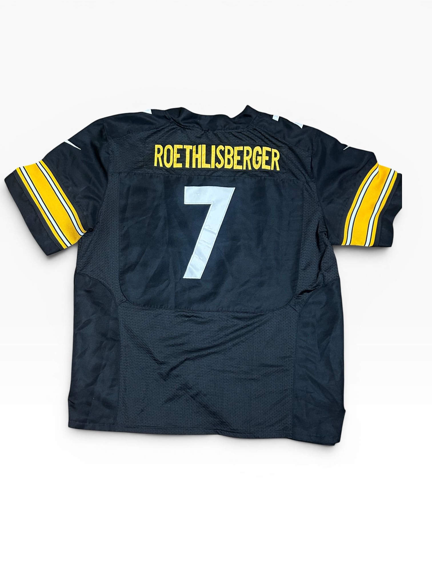 Nike Pittsburgh Steelers Ben Roethlisberger Throwback Jersey (56)