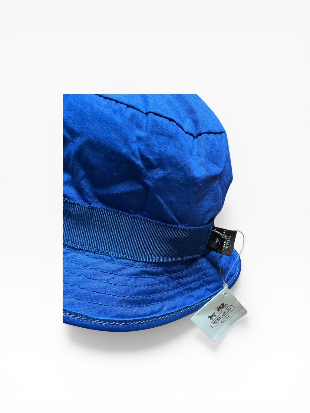 Coach Reversible Blue Bucket Hat