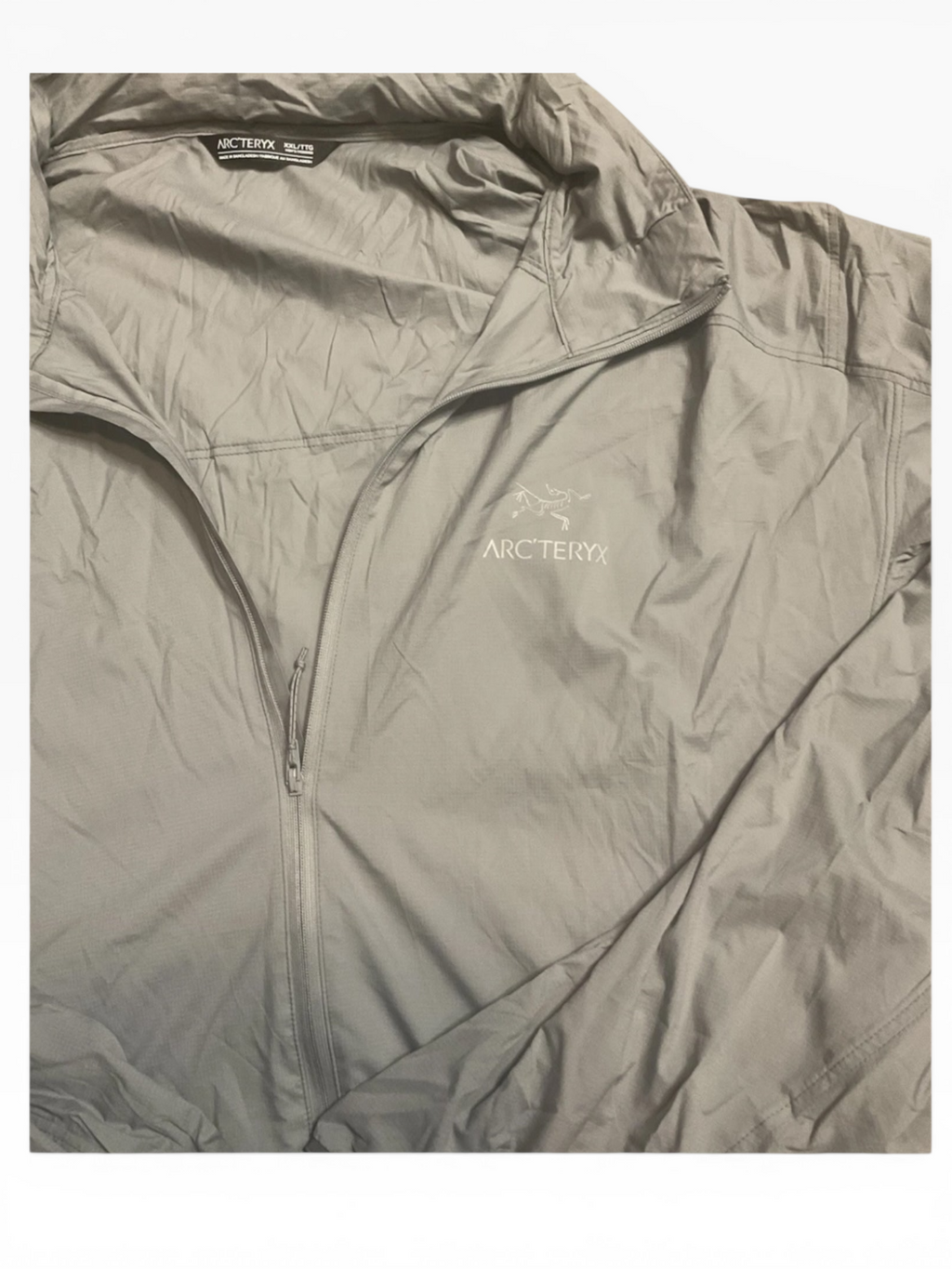 Arcteryx Grey Lightweight Packable Shell Jacket(XXL)