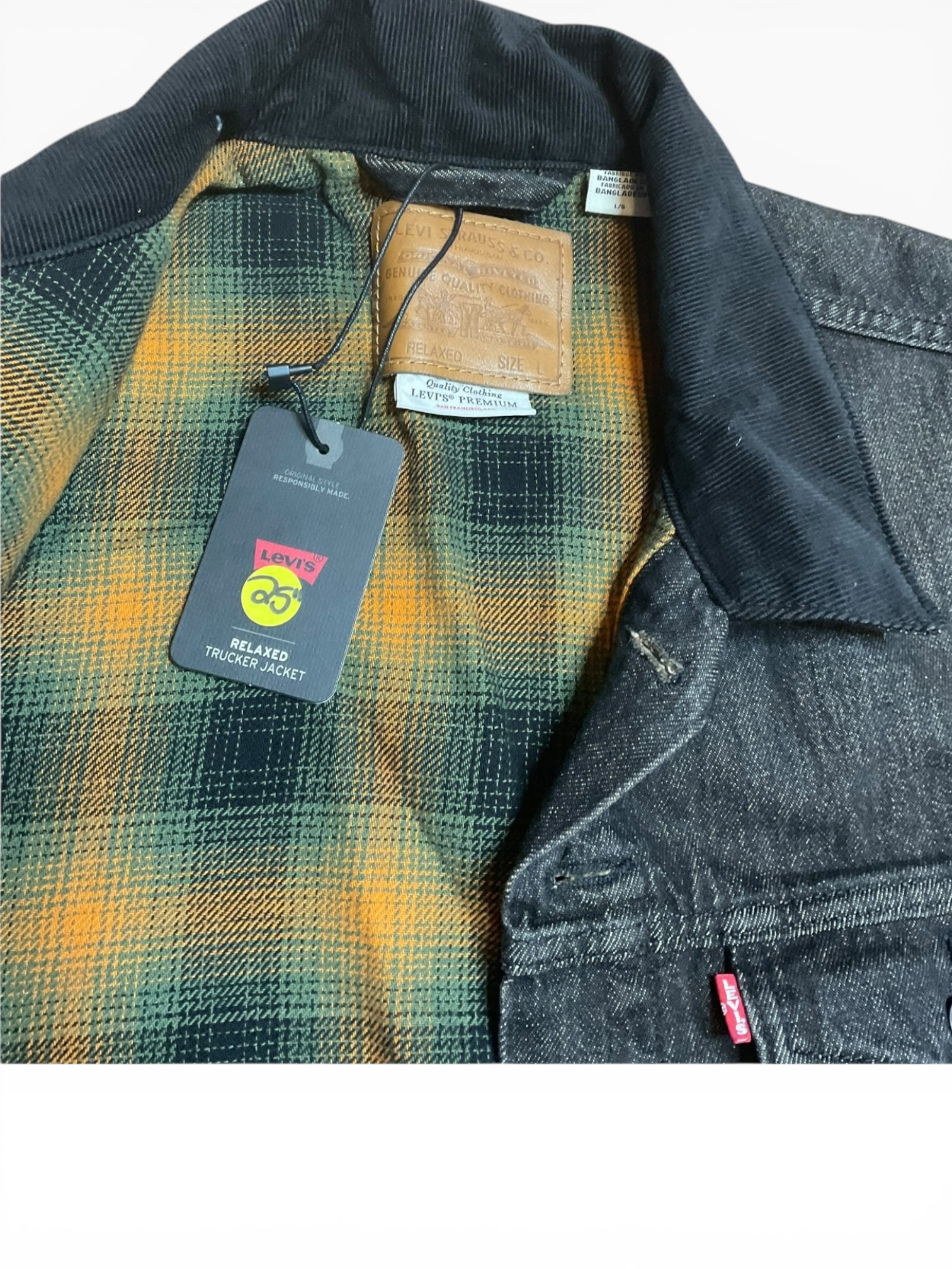 Levi Black Denim Jacket (L)