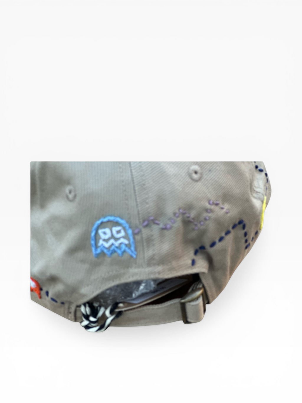 Embroidered Pac-Man Strap back