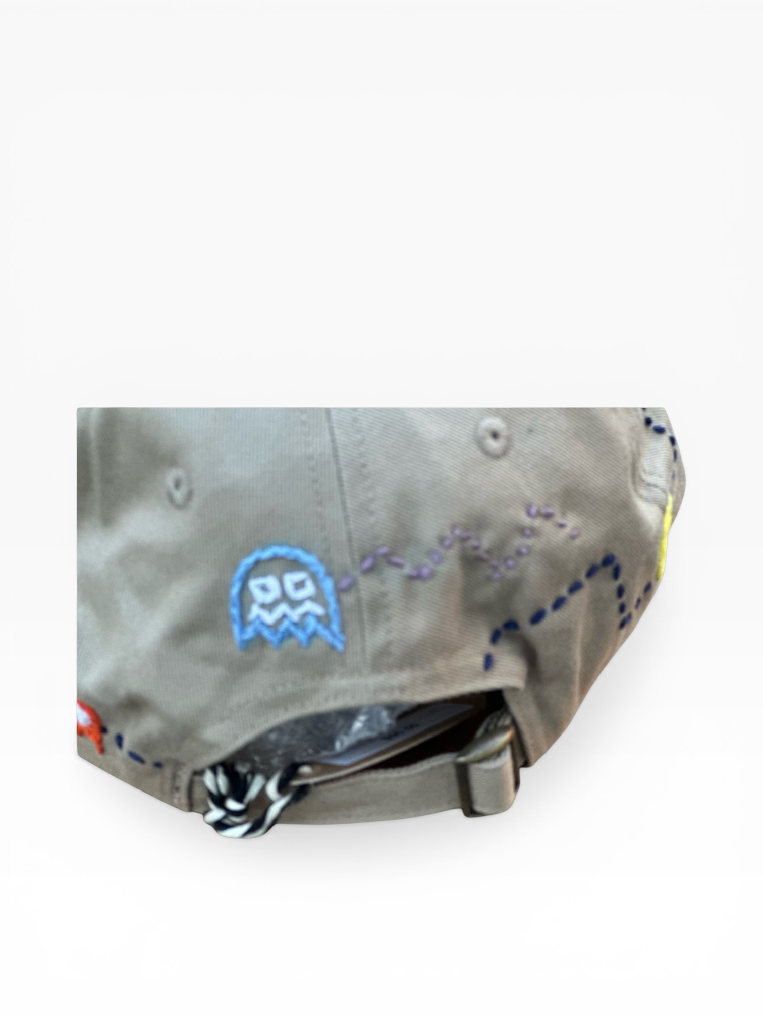 Embroidered Pac-Man Strap back