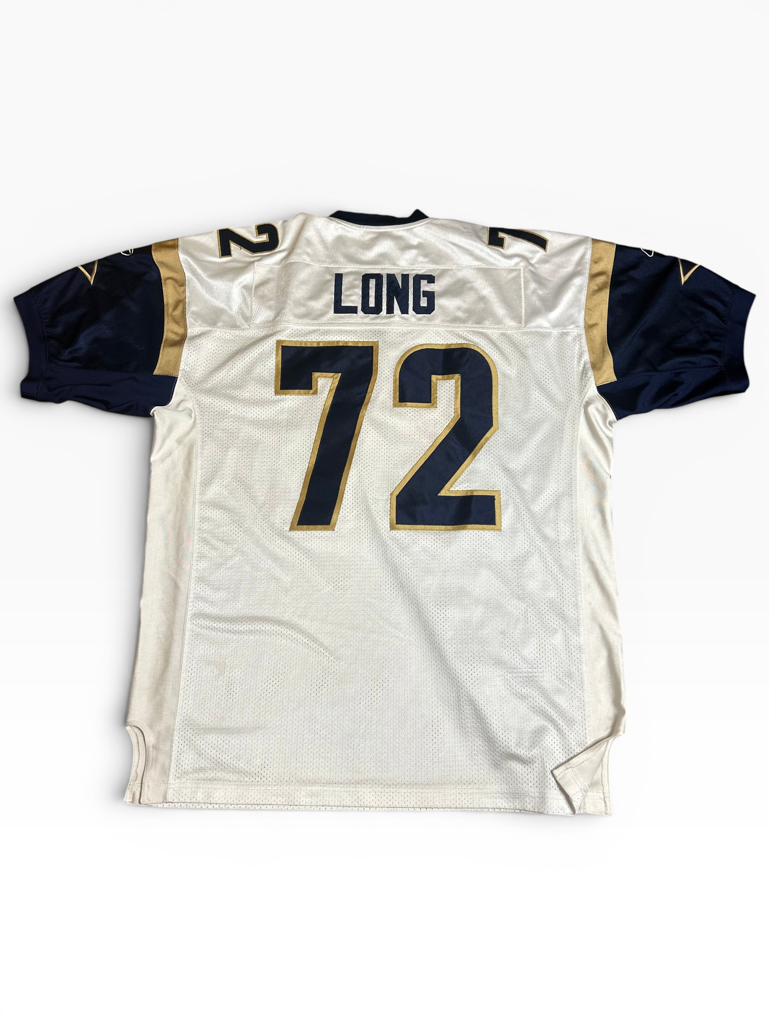 St. Louis Rams Jersey Mens 52 NFL Football Chris Long 72 On Field Reebok White