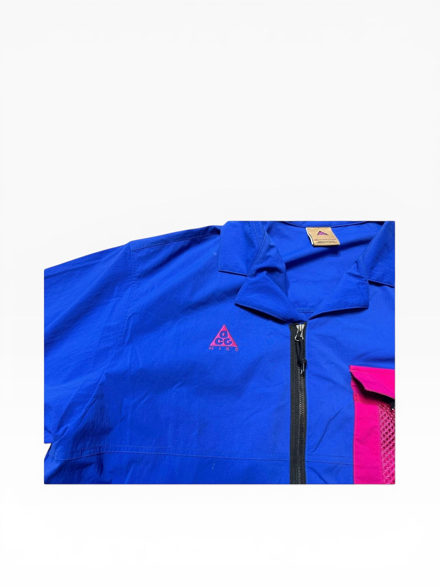 Nike ACG Short Sleeve Zip Up Shirt (XXL)
