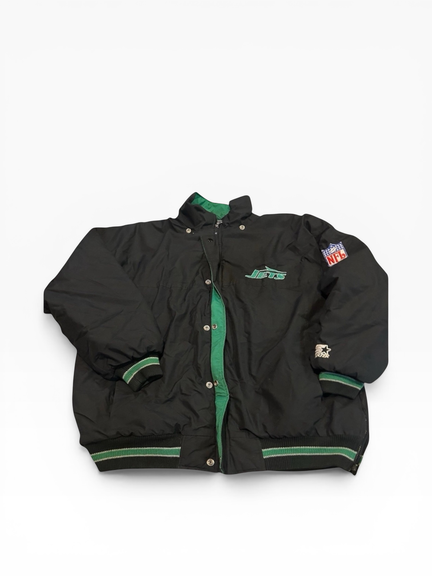 Starter New York Jets Puffer Jacket NFL Parka (XL)