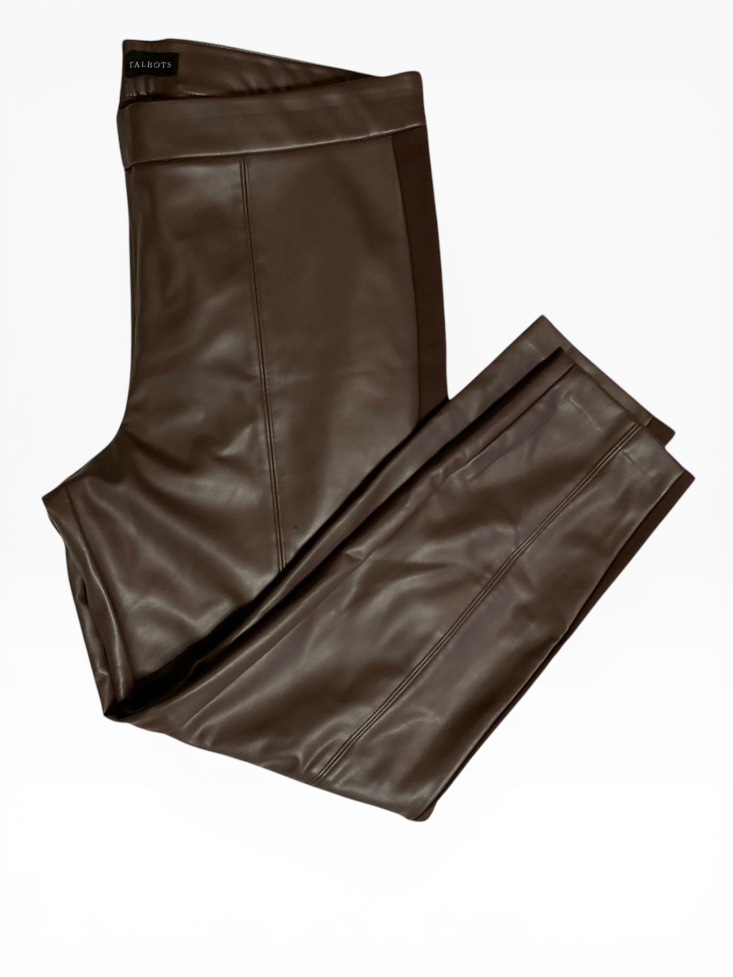 Talbots Faux Leather Portland Pant (16)