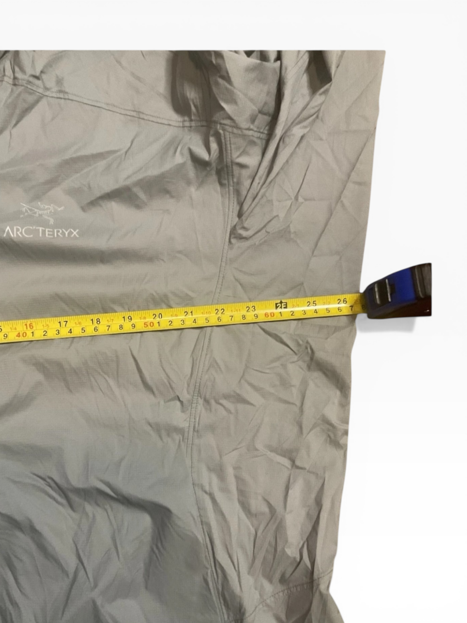Arcteryx Grey Lightweight Packable Shell Jacket(XXL)