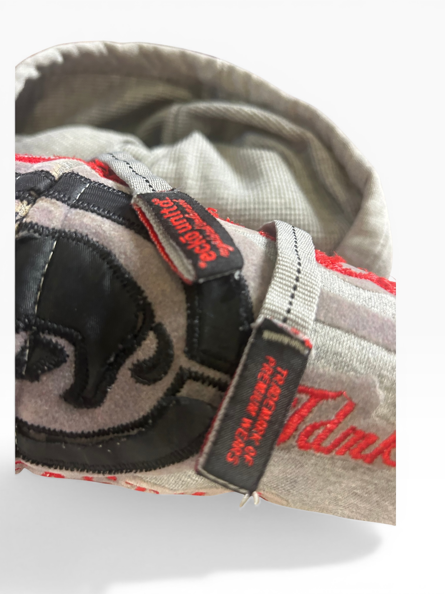 Y2K Ecko Embroidered Zip Up Thermal Hoodie (XL)