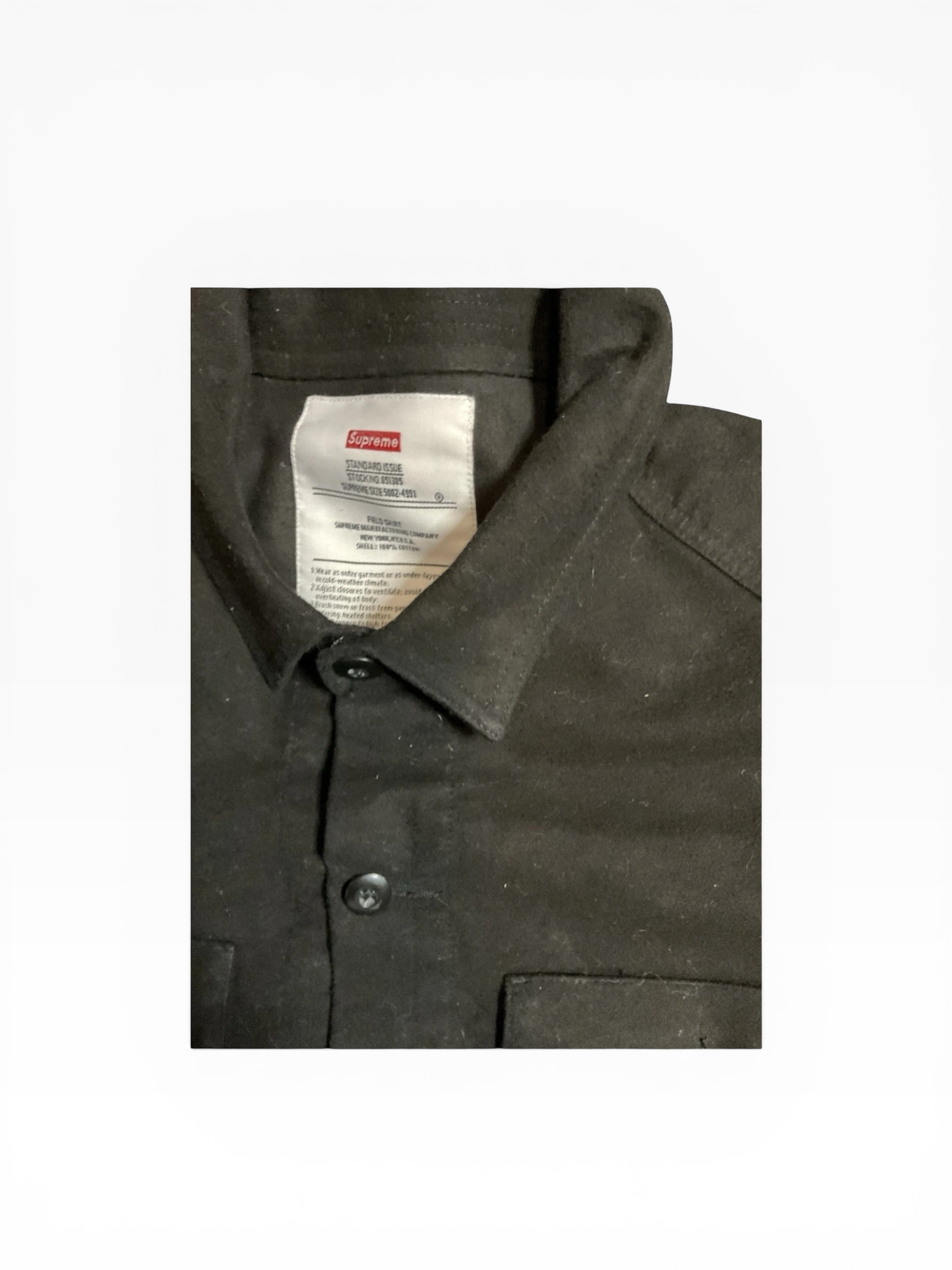 Supreme Black Field Shirt (XL)
