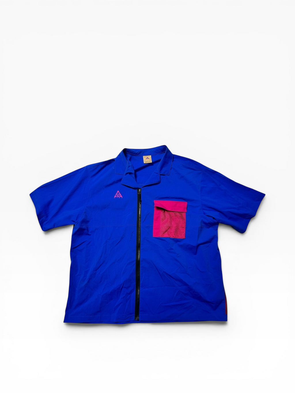 Nike ACG Short Sleeve Zip Up Shirt (XXL)