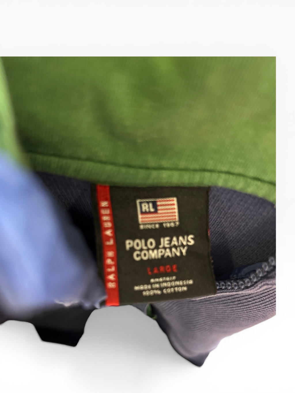 Vintage Ralph Lauren Polo Jeans Co. hooded sweatshirt (L)