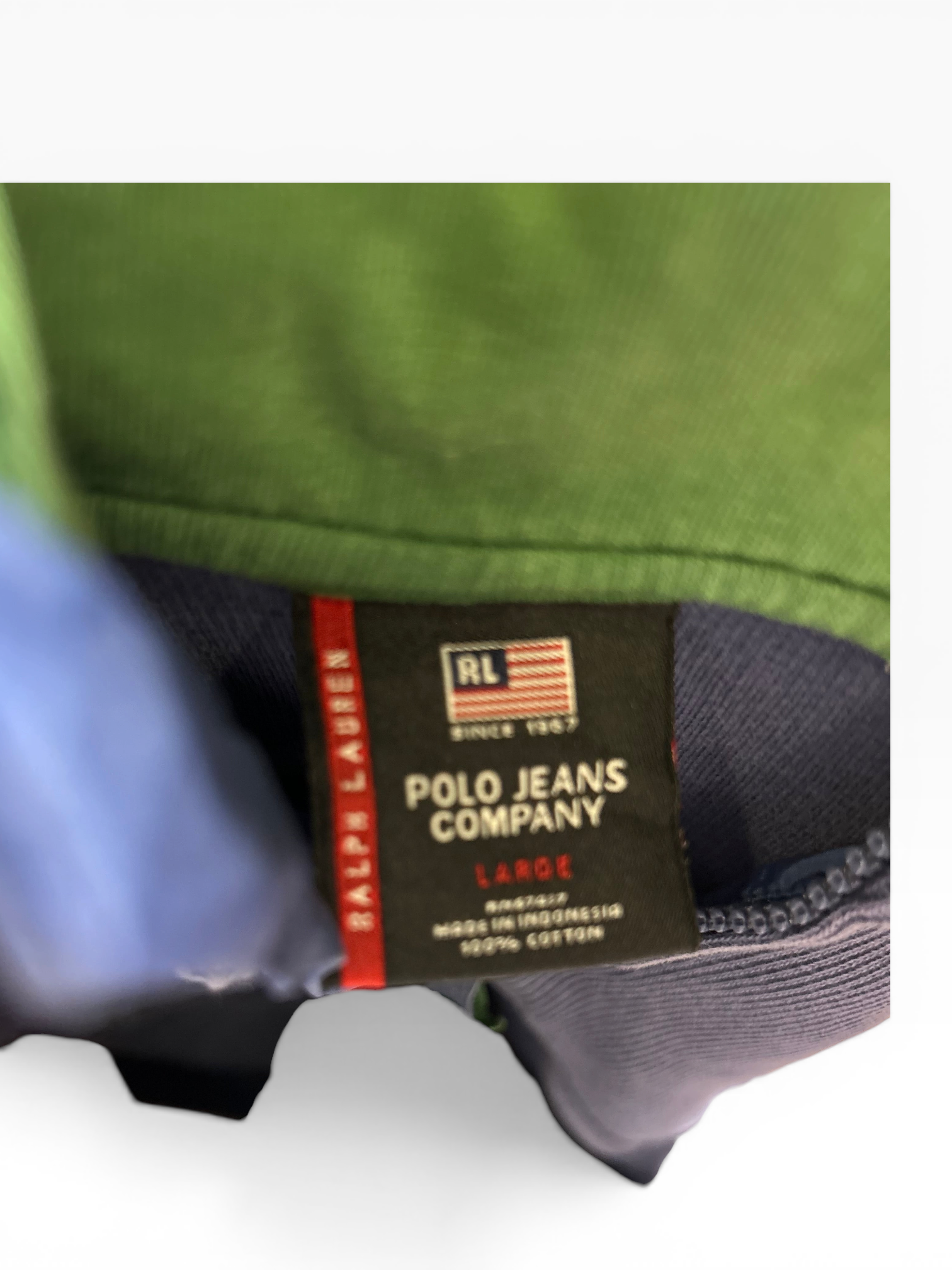 Vintage Ralph Lauren Polo Jeans Co. hooded sweatshirt (L)