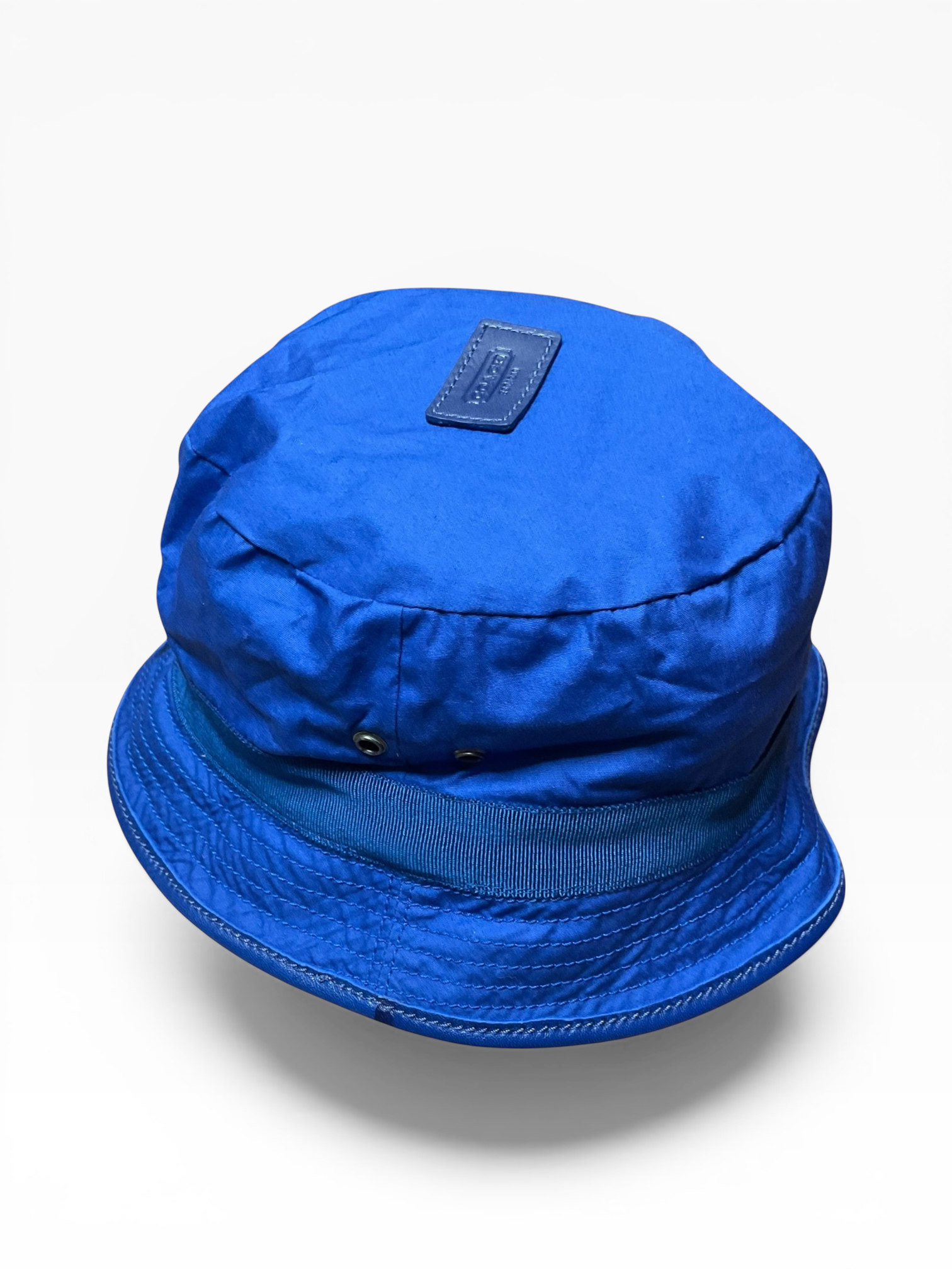 Coach Reversible Blue Bucket Hat
