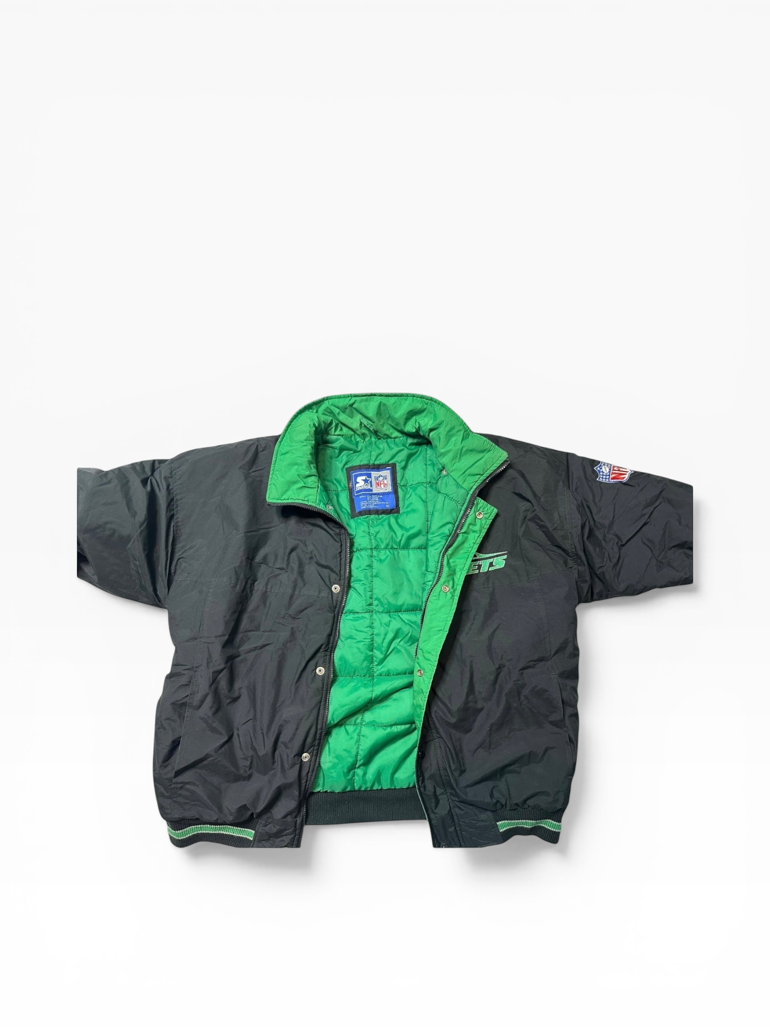 Starter New York Jets Puffer Jacket NFL Parka (XL)