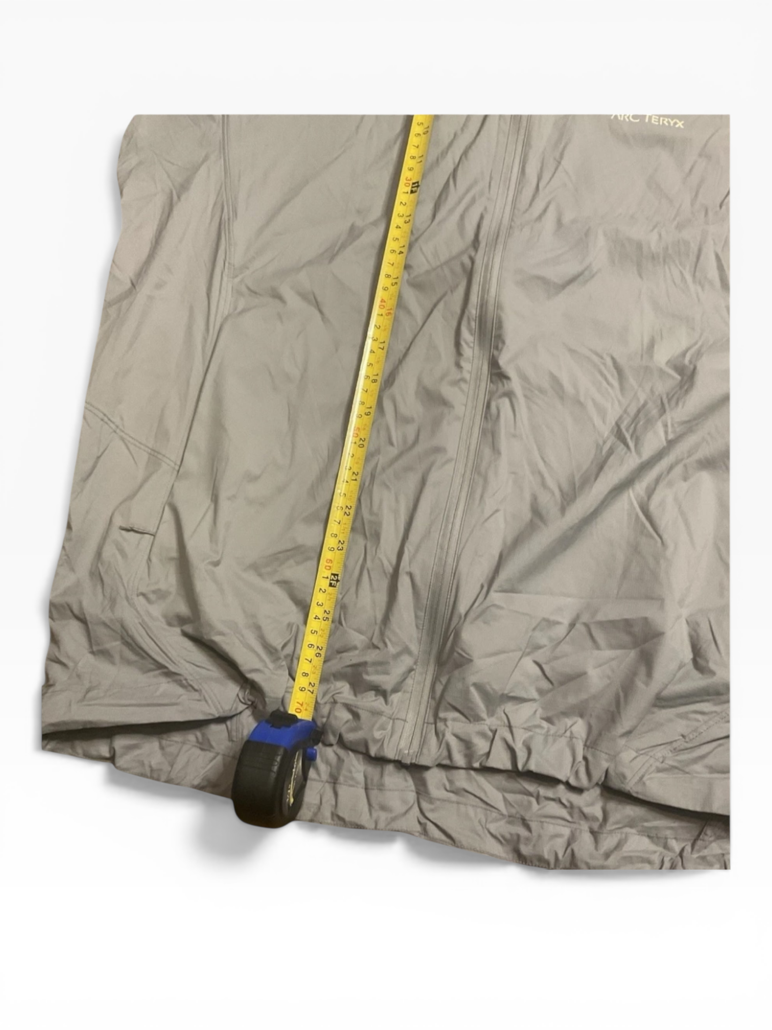 Arcteryx Grey Lightweight Packable Shell Jacket(XXL)
