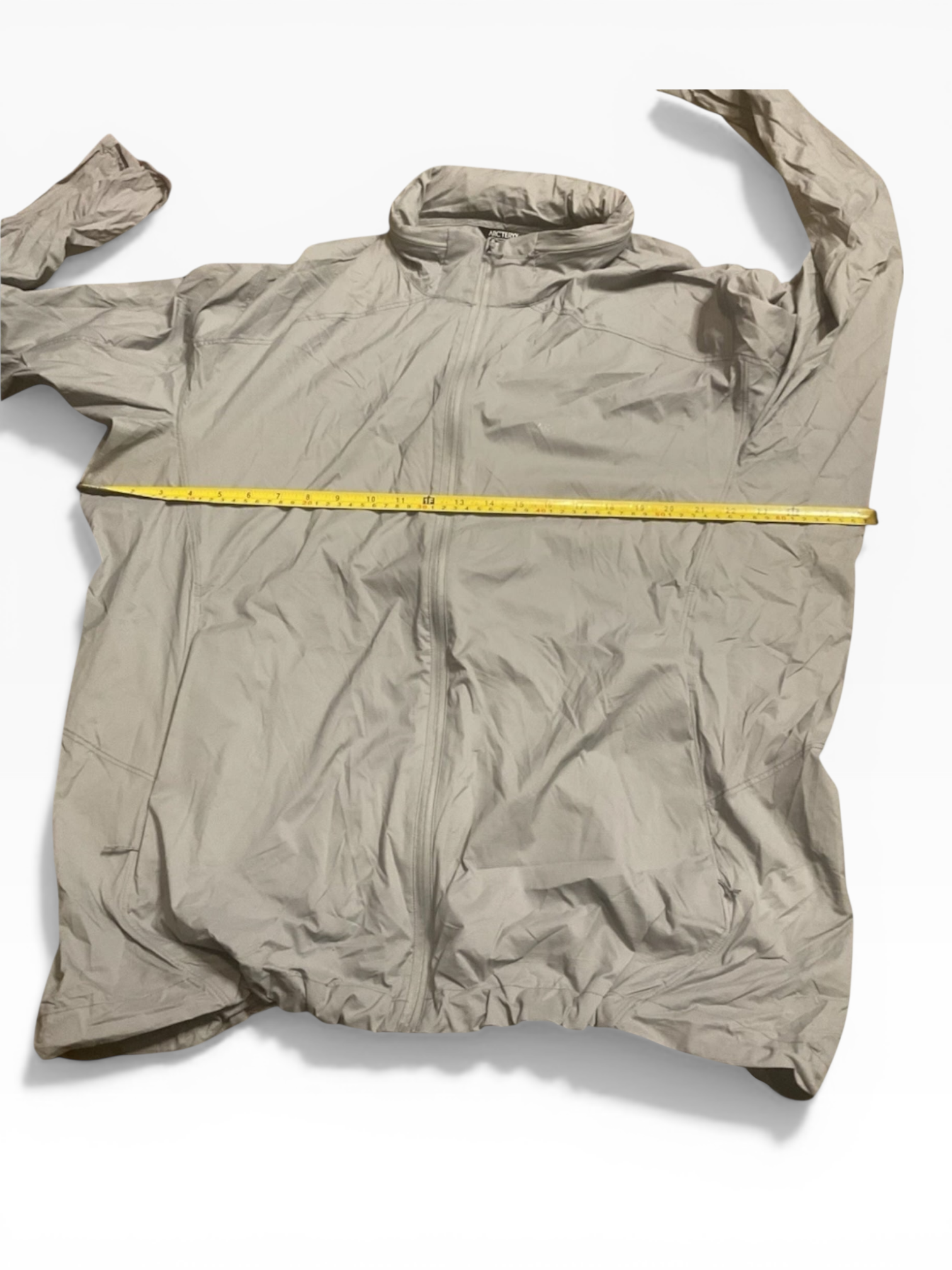 Arcteryx Grey Lightweight Packable Shell Jacket(XXL)
